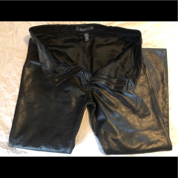 Gap Boot Fit Leather Pants - Picture 4 of 6